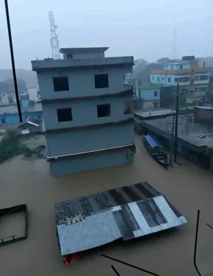 সুনামগঞ্জের দোয়ারাবাজার উপজেলার চিত্র। ছবি: সংগৃহীত 3
