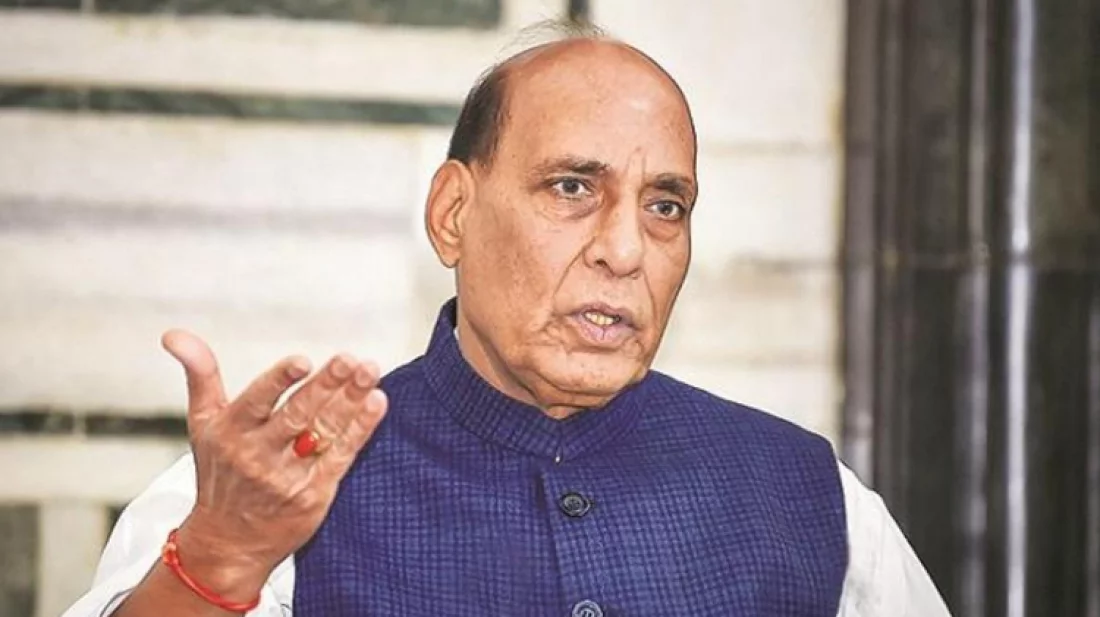 ভারতের প্রতিরক্ষামন্ত্রী রাজনাথ সিং। ছবি: সংগৃহীত