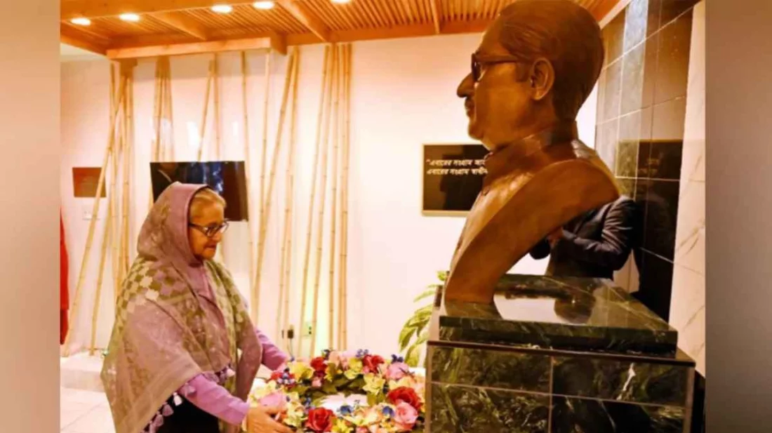 ওয়াশিংটনে বাংলাদেশ দূতাবাস পরিদর্শন প্রধানমন্ত্রীর