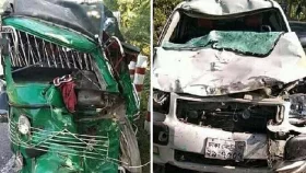 নলছিটিতে মাইক্রোবাস-অটোরিকশার সংঘর্ষে নিহত ৩&nbsp;