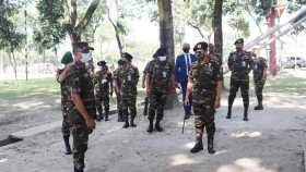 সেনাপ্রধানের রংপুর সেনানিবাস পরিদর্শন