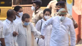 শিবাজি পার্কে লতা মঙ্গেশকরের শেষকৃত্য