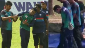 চোট পেয়ে হাসপাতালে মিরাজ, মাঠ ছেড়েছেন মুশফিকও