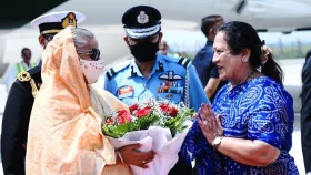 নয়াদিল্লি পৌঁছেছেন প্রধানমন্ত্রী শেখ হাসিনা