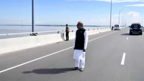 প্রথমবার পদ্মা সেতুতে রাষ্ট্রপতি