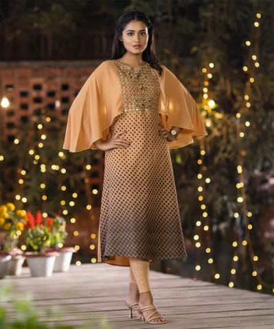 কারচুপি কাজ করা জর্জেট কামিজ এবং আরামদায়ক ভিসকস কামিজ মেয়েদের ঈদ কালেকশনে রয়েছে