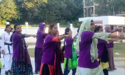 আত্মরক্ষার কৌশল ও আত্মবিশ্বাস উন্নয়ন প্রশিক্ষণে অংশ নেন শিক্ষার্থীরা