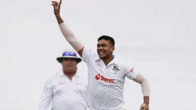ভারতের বিপক্ষে প্রথম টেস্টে অনিশ্চিত তাসকিন