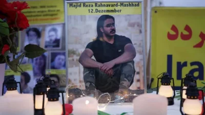 Majid Reza was convicted and sentenced to death for killing two members of the security forces.