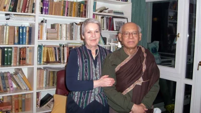 এ সময় তার পাশে ছিলেন জার্মান স্ত্রী মেকথিল্ড। 