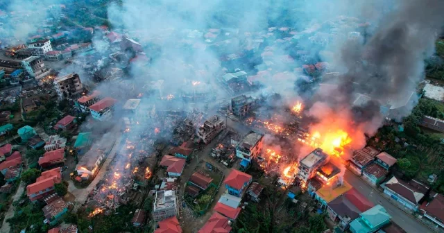 মিয়ানমারজুড়ে ছড়িয়ে পড়া সহিংসতা