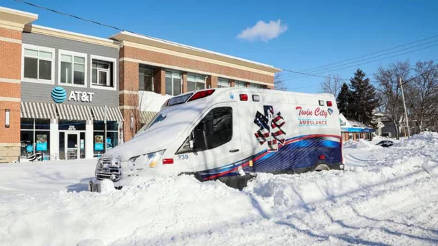 যুক্তরাষ্ট্রে তুষারঝড়