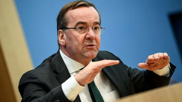 জার্মানির প্রতিরক্ষামন্ত্রী বরিস পিস্টোরিয়াস