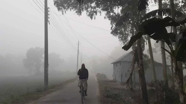 তেঁতুলিয়ায় মৌসুমের সর্বনিম্ন তাপমাত্রা