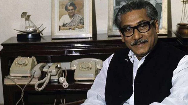 বঙ্গবন্ধু শেখ মুজিবুর রহমান।