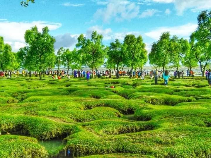 গুলিয়াখালী সি-বিচে পর্যটকের সমাগম (2)