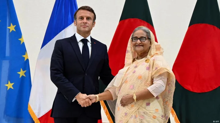 Macron-Hasina