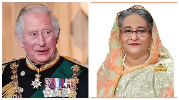 প্রধানমন্ত্রী শেখ হাসিনাকে ধন্যবাদ জানালেন রাজা তৃতীয় চার্লস প্রধানমন্ত্রী শেখ হাসিনাকে ধন্যবাদ জানালেন রাজা তৃতীয় চার্লস